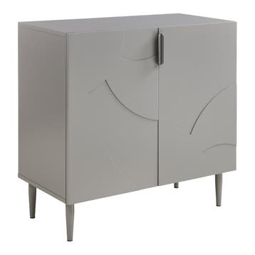 Commode Starvili dressoir 75x76x38 cm grijs [en.casa], Verzenden, Nieuw