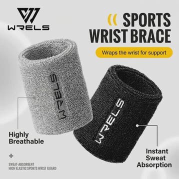 WRELS Sport Polsband - Zweetabsorberend Terry Cloth voor Fit, Verzenden, Nieuw