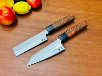 Keukenmes - Bunka & Nakiri - Handgemaakt Japans staal,