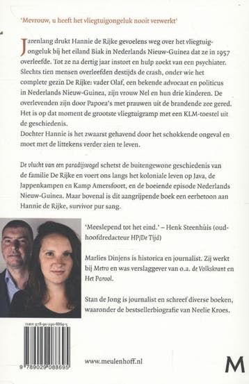 De vlucht van een paradijsvogel 9789029088695, Boeken, Verzenden, Gelezen, Marlies Dinjens