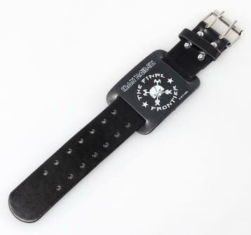 Iron Maiden The Final Frontier Leren Polsband, Ophalen of Verzenden, Nieuw, Overige typen
