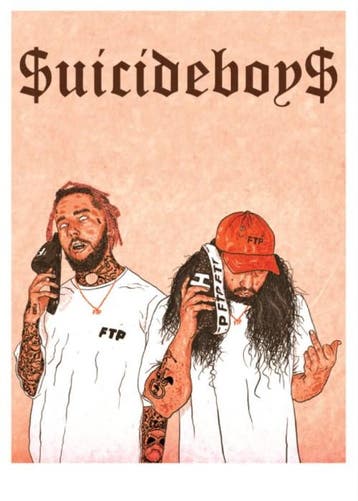 Posters - Poster Suicideboys - Suicideboys, Verzenden, Zo goed als nieuw