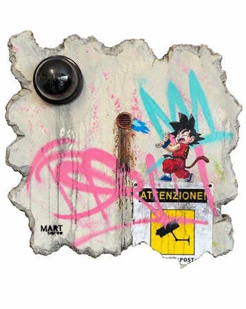 Mart Signed - ) Kamehameha Goku (Dragon ball) stop control