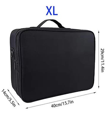Make-up Organizer Reistas –Verstelbare Vakken en Schouderban, Verzenden, Nieuw