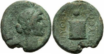 1 Jhdt Tiberius Laodikeia Phrygien Bronze Pythes Pythou A..., Verzenden
