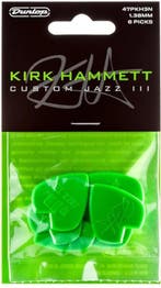 Jim Dunlop 47PKH3N Kirk Hammett Jazz III plectrum 1.38 mm 6-, Ophalen of Verzenden, Nieuw, Elektrische gitaar