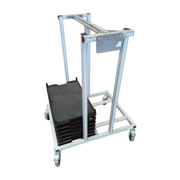 Systeemwagen, pcb system cart, 110x67x80cm, 4 zwenkwielen, Ophalen of Verzenden, Overige typen, Emtrade NL