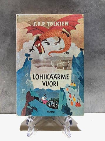 J.R.R. Tolkien - Lohikäärmevuori / Hobbit, first Finnish