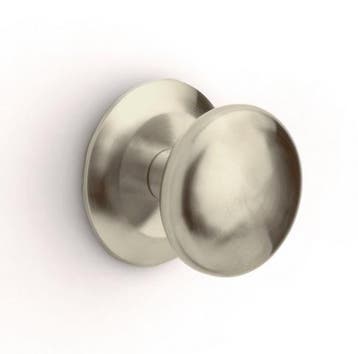 Voordeurknop BASICS LB65V vast op rozet PVD champagne, Verzenden, Nieuw