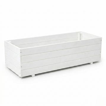 IvoQ Houten Plantenbak Buiten - FSC Hout - 120x40x32 cm - Wi, Tuin en Terras, Verzenden, Nieuw