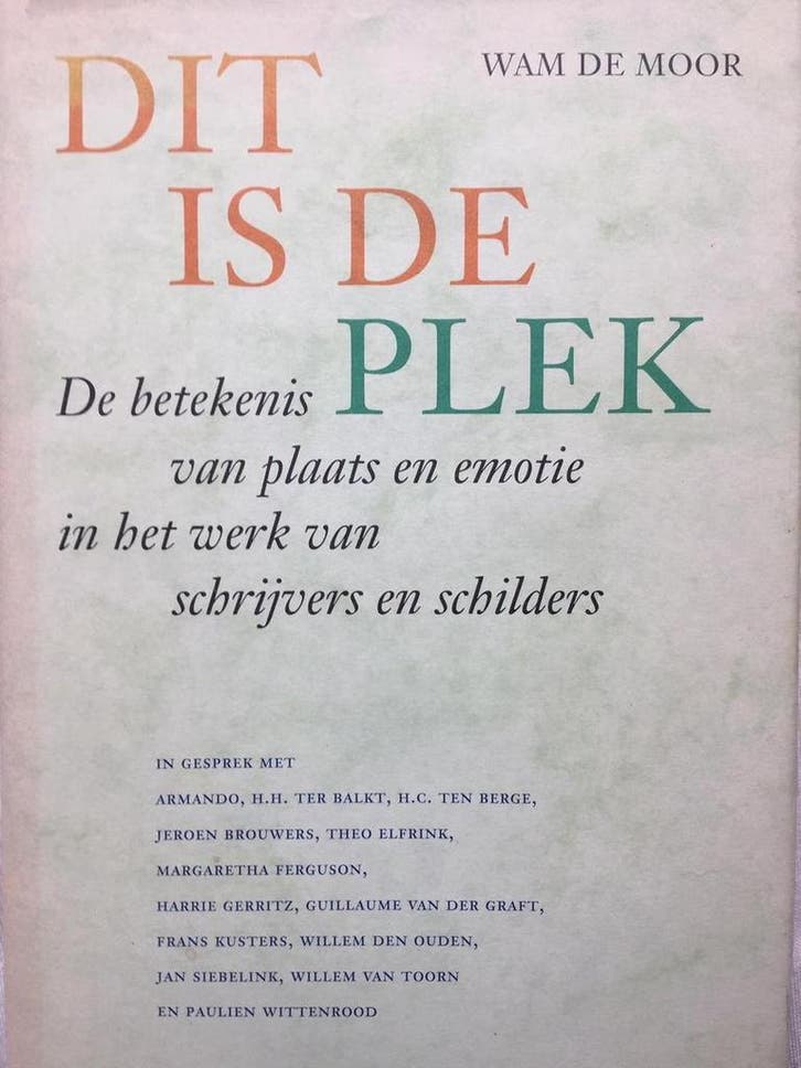 Dit is de plek 9789060118191 Moor, Boeken, Hobby en Vrije tijd, Zo goed als nieuw, Verzenden