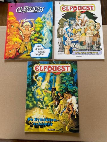 Elfquest - nummers 6/7/8 in één koop, Meerdere stripboeken, Verzenden, Gelezen