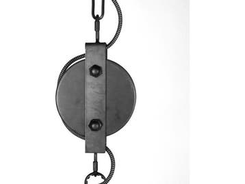 LABEL51 Hanglamp Fuse - Staal - Industrieel - 47x47x42 cm -, Verzenden, Nieuw
