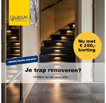 Je Trap Renoveren? Traprenovatie nu met €250,00 korting, Doe-het-zelf en Verbouw, Nieuw, Trap