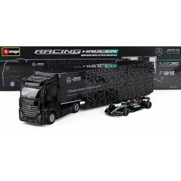 Bburago 1:43 - Modelauto (3) - Mercedes-Benz Actros fórmula, Nieuw