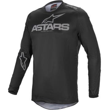 Alpinestars Fluid Graphite Crossshirt Zwart - Maat S, Motoren, Alpinestars, Motorcrosskleding, Nieuw met kaartje, Heren