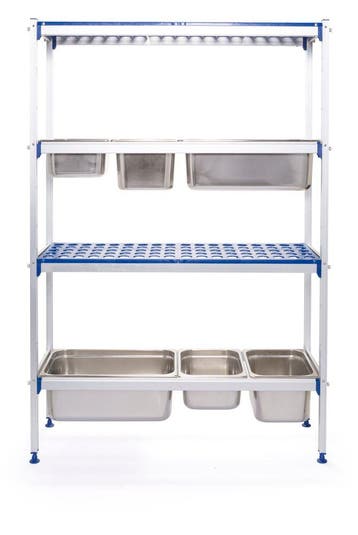 Aluminium Opbergrek Voor GN Containers, Hendi, 1120x355x(h)1, Ophalen of Verzenden, Nieuw in verpakking