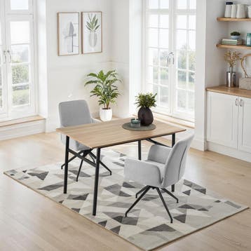 Eetkamertafel Swansea 120x75x76cm, Huis en Inrichting, Tafels | Eettafels, Verzenden, Nieuw