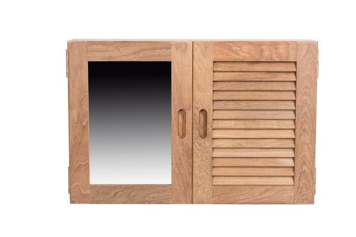 Kast Teak met Spiegel- en Louvredeur, Watersport en Boten, Bootonderdelen, Nieuw, Zeilboot of Motorboot, Ophalen of Verzenden