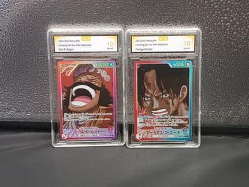 One Piece - 2 Card - One Piece - Portgas D. Ace & Gol D., Nieuw
