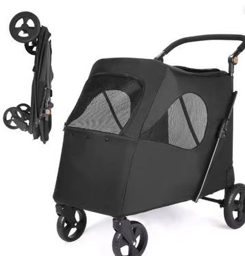 Grote Honden Kinderwagen Opvouwbare Huisdierenwagen tot 55k5, Verzenden, Nieuw