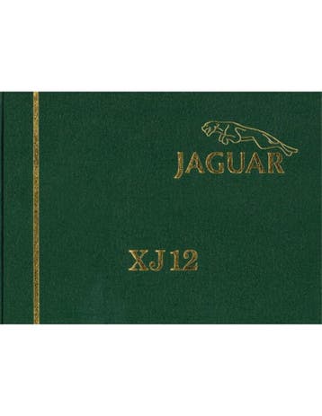 1979 JAGUAR XJ12 SERIE 3 INSTRUCTIEBOEKJE HARDCOVER ENGELS