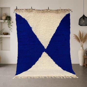 Beni Ouarain vintage – Berbertapijt van dikke wol - Tapijt -, Nieuw