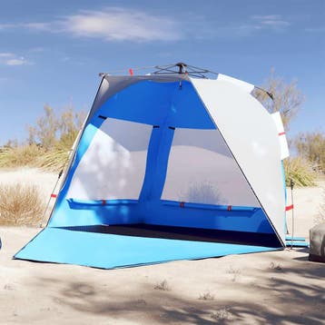 vidaXL Strandtent 3-persoons waterdicht snelontgrendeling, Verzenden, Nieuw, Tot en met 2