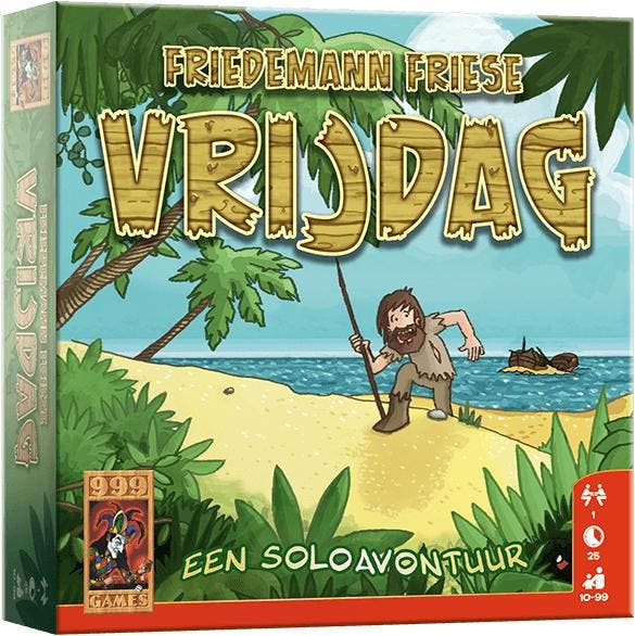 Vrijdag - Bordspel | 999 Games - Gezelschapsspellen, Hobby en Vrije tijd, Gezelschapsspellen | Bordspellen, Nieuw, Verzenden