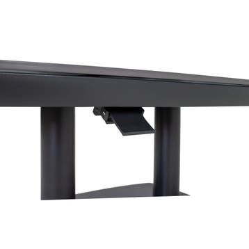 Geneva loungetafel verstelbaar Deens ovaal 135x83 cm -, Ophalen of Verzenden, Nieuw