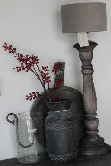Namaak Rozenbottel tak red 91cm, Ophalen of Verzenden, Nieuw
