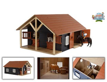 Paardenstal speelgoed van Kids Glob van €64,99 voor €32,50, Ophalen of Verzenden, Nieuw