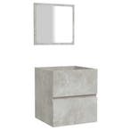 Wastafelmeubel Betongrijs | Tweedekansje | OP=OP, Minder dan 50 cm, Ophalen of Verzenden, Zo goed als nieuw, Minder dan 100 cm