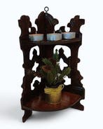 Wandtafel - Grenenhout - Opvouwbaar Hoekschap