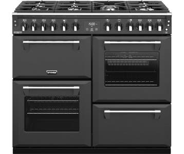 Stoves Richmond S1000 Deluxe DF Antraciet-mat, Ophalen of Verzenden, Nieuw, Hete lucht