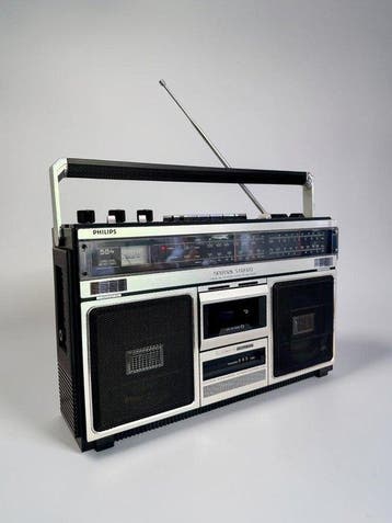 Philips - 22AR584 - 1979 - Tested & Working - Boombox, Nieuw