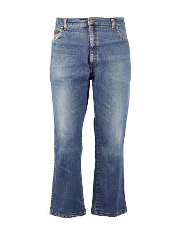 Wrangler Jeans Heren maat W36 / L26 Blauw Vintage, W36 - W38 (confectie 52/54), Blauw, Wrangler, Ophalen of Verzenden