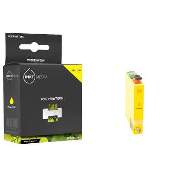 Geschikt Epson T0804  inktcartridge Geel van Inktmedia, Nieuw, Cartridge, Inktmedia