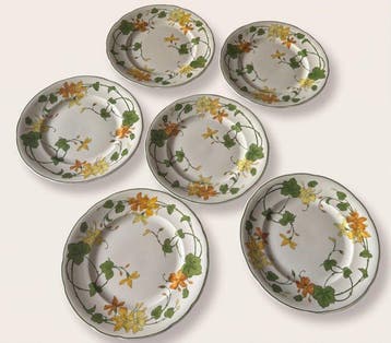 Villeroy & Boch - Bord (6) - Geranium - Porselein