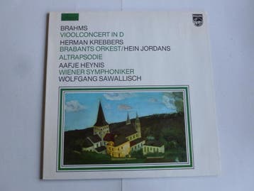 Brahms - Vioolconcert / Herman Krebbers, Altrapsodie / Aafje, Ophalen of Verzenden, Zo goed als nieuw