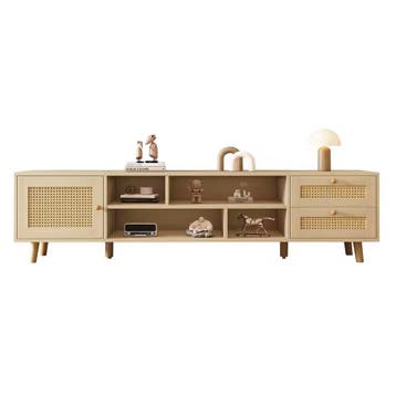 Nieuw 160 cm Rotan TV-Kast – Geschikt voor 70-inch televisie, Verzenden, 150 tot 200 cm, Nieuw, Minder dan 100 cm