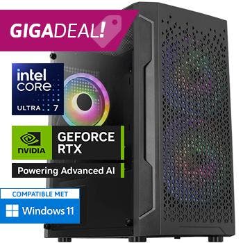 Core Ultra 7 - RTX 5060 - 32GB - 1TB  - WiFi - BT - Game PC, Nieuw