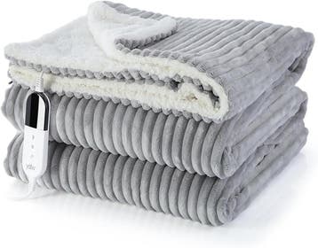 Luxe Flanel Elektrische Deken | Tweedekansje | OP=OP, Tweepersoons, Ophalen of Verzenden, Grijs, Deken of Dekbed