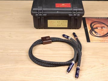 Kimber Kable Select KS-1030 high end silver audio interconne, Ophalen of Verzenden, Gebruikt, Overige kabels
