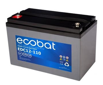 Ecobat AGM Deep Cycle accu | EDC12-110 | 12V 130Ah, Auto-onderdelen, Accu's en Toebehoren, Ophalen of Verzenden, Nieuw