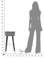 BARKRUK PARIS GRIGIO/ZILVER CM Ø 35X74, Ophalen of Verzenden, Nieuw