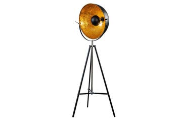 Vloerlamp BIG STUDIO 170cm zwart goud - 18692, Ophalen of Verzenden, Nieuw
