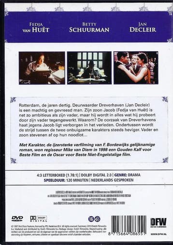 Karakter, Cd's en Dvd's, Verzenden, Nieuw in verpakking, Drama