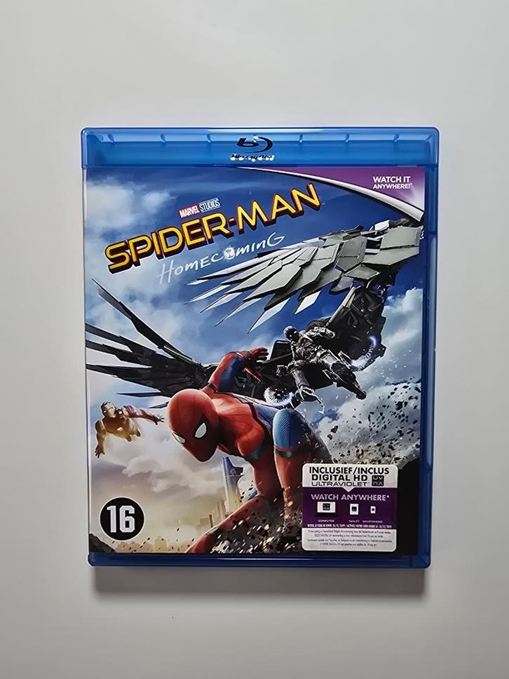 SPIDER-MAN HOMECOMING (BLURAY), Cd's en Dvd's, Blu-ray, Gebruikt, Verzenden