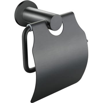 Toiletrolhouder met Klep - Leoni Rimbo - Rond - PVD -, Ophalen of Verzenden, Nieuw